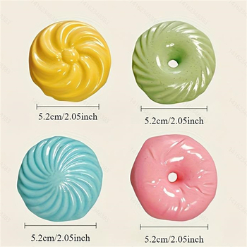 Αποσμητικό για κατοικίδια, Ντόνατ, Στερεό Αρωματοθεραπεία, Θήκη Αερισμού για Γάτες και Σκύλους, Εσωτερική Τουαλέτα, Αρωματικό Χώρου, Βάλσαμο Αυτοκινήτου