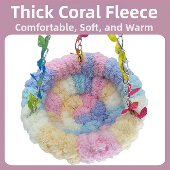 Ζεστή φωλιά πουλιών, φωλιά παπαγάλων, κούνια, ειδική κούνια, κρεμαστή αιώρα, κρεμαστή φωλιά ύπνου, βελούδινη φωλιά πουλιών, νέα