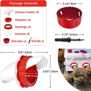 Tarpvalstybinis viščiukų tiektuvas, viščiukų tiektuvas, paukštienos tiektuvo kibiras, „pasidaryk pats“ automatinis gravitacinis tiektuvas