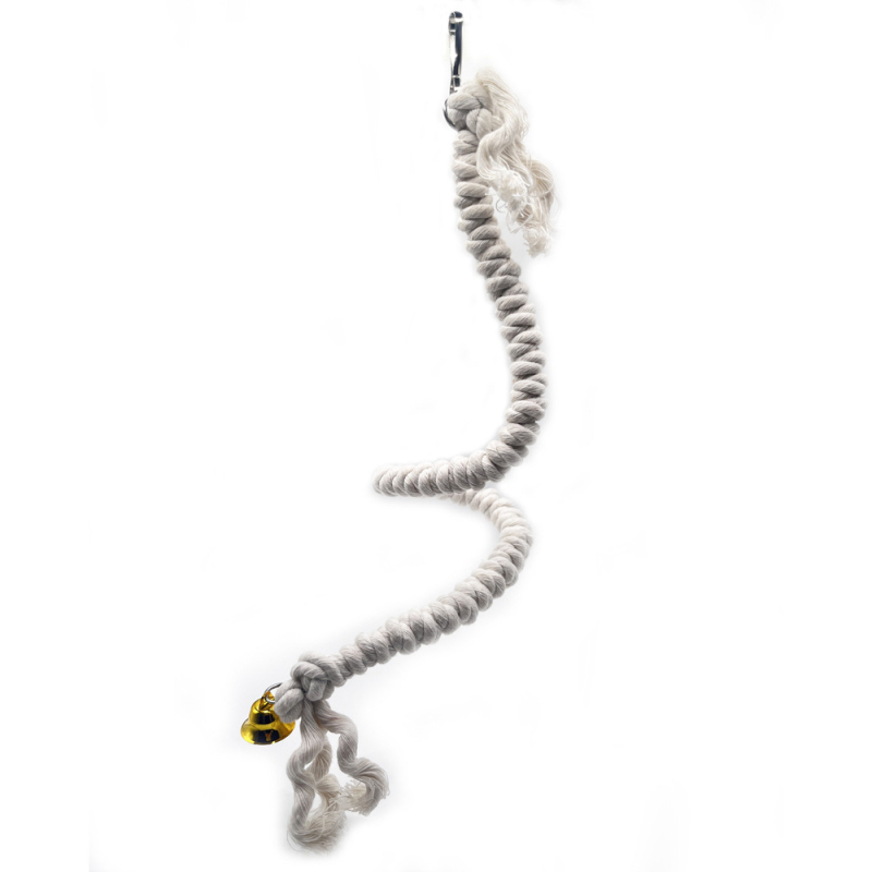 Играчка за папагал, цветно памучно въже за катерене, въртящо се въже за катерене, птича клетка, декоративна висулка, птици, дъвчеща играчка за смилане на уста