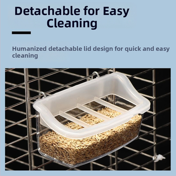 Tiigri nahaga pojengi papagoi suupistekast lindude väikesele linnule pritsmekindel pritsmekindel sisemine rippuv toidukauss lindude söögimaja linnutarbed