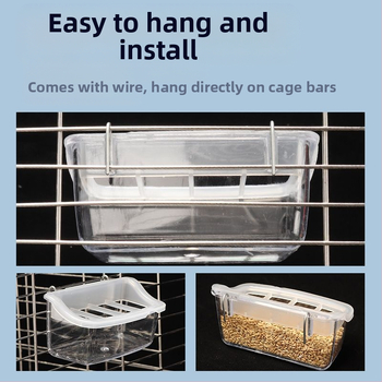 Tiigri nahaga pojengi papagoi suupistekast lindude väikesele linnule pritsmekindel pritsmekindel sisemine rippuv toidukauss lindude söögimaja linnutarbed