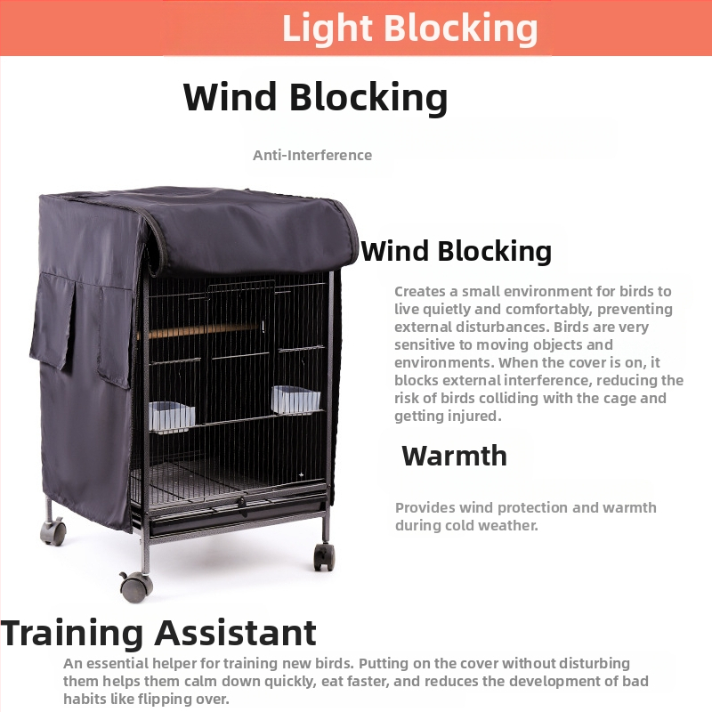 Покривало за птича клетка, запазване на топлината, топла зима, Xuanfeng, покривало от тигрова кожа, покривало за птици, специално за четири сезона