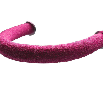 Παιχνίδι πουλιών με γυαλιστερό ραβδί παπαγάλου, δάχτυλο λείανσης, ράβδος στήριξης, καμπύλη γωνία, κλουβί πουλιών, σχήματος U, πέρκα παπαγάλου με άμμο, ξύλο