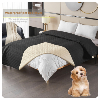 Naujas „Amazon“ vandeniui atsparus šlapimui atsparus augintinių čiužinio gamyklinis dygsniuotas dygsniuotas lovos užtiesalas „Clover“ paprastas katės ir šuns augintinis