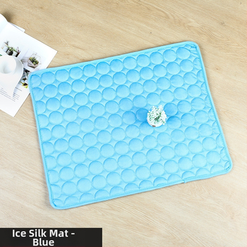 Ледена копринена постелка за домашни любимци Лятна хладна постелка за кучета Постелка за котки и кучета за диван Хладна постелка за кучета Постелка за котки и кучета Ледена постелка за домашни любимци
