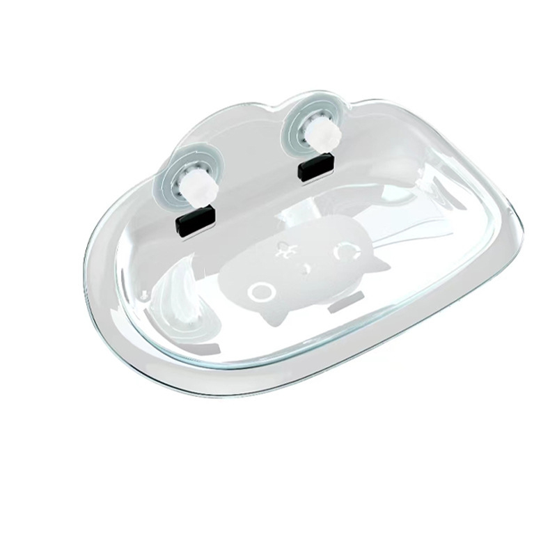 Трансграничен нов котешки хамак с подвижна и миеща се вендуза, котешки хамак с висока товароносимост, стъклен, без пирони, за стенен монтаж на котешко гнездо