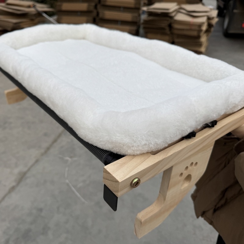 Хамак за котки, странично легло за котки, висящо котешко гнездо, висящо легло, перваз на прозореца, хамак за котки, стойка за прозорец, домашен любимец, слънце за котки