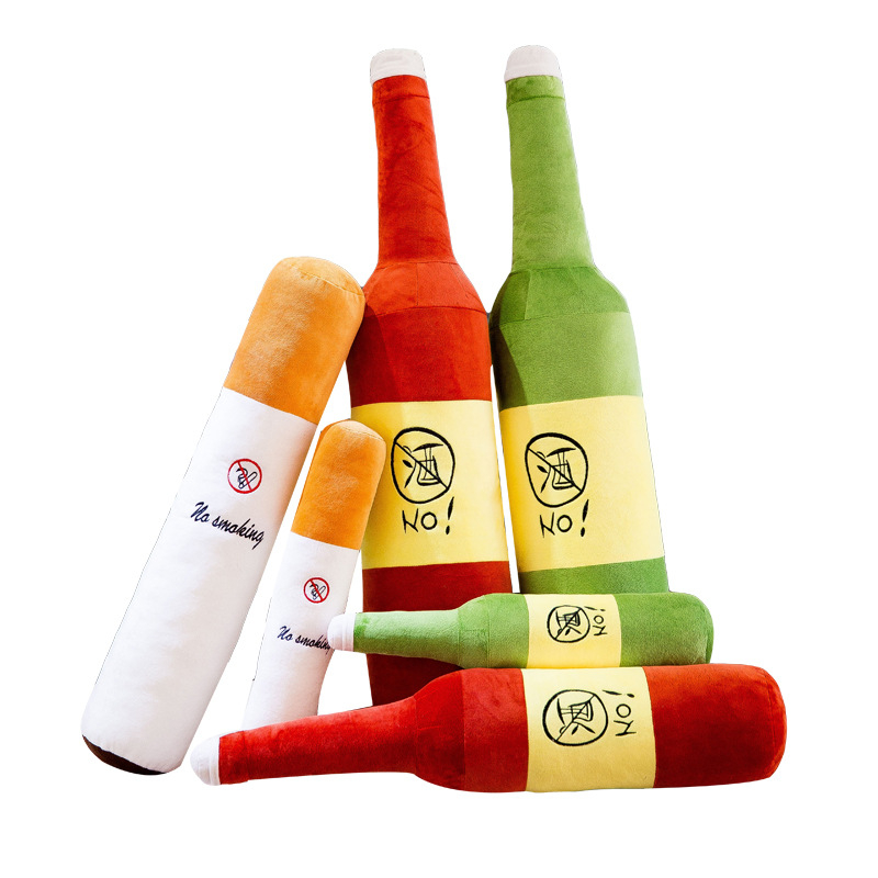 Loominguline suitsetamisest loobumise sigaretipadja simulatsioon pudel saada poiss-sõbrale saada abikaasa alkoholist loobumiseks valentinipäeva kingitus suur padi