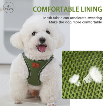Νέο γιλέκο στήθους για κατοικίδια, σχοινί έλξης για σκύλους, ανακλαστικό ιμάντα στήθους σκύλου, αναπνεύσιμο, άνετο σχοινί έλξης για γάτες