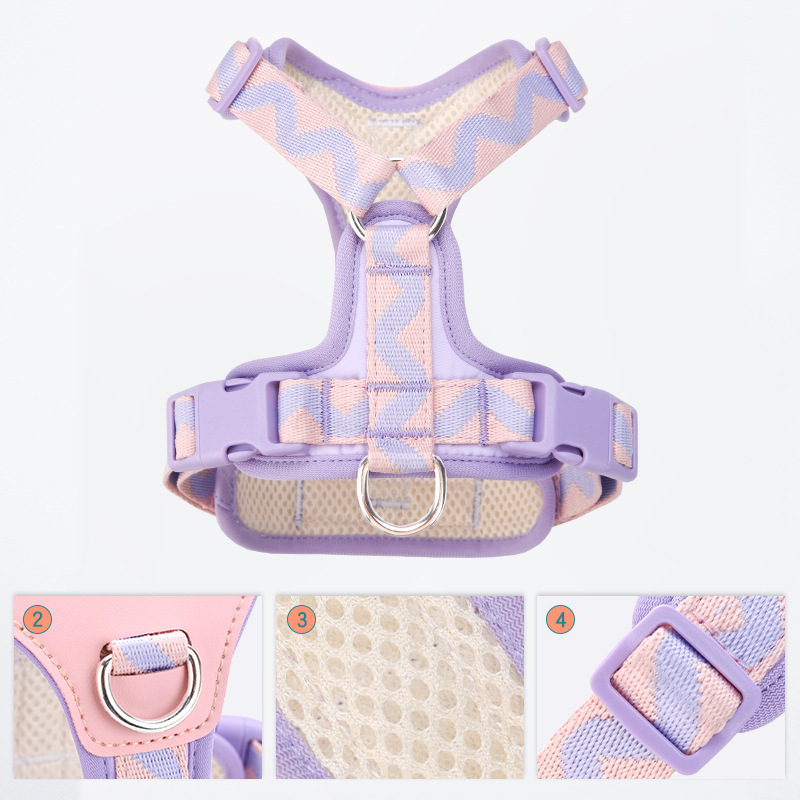 Plahvatuskindel koera veojõuköis, kaelarihmavastane lemmiklooma rinnarihm, väikese koera vestirihm, koera jalutusköis, koerakett