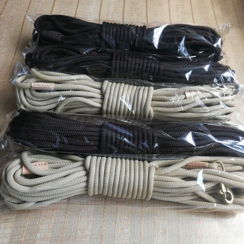 Σχοινί εκπαίδευσης σκύλων με χάλκινο γάντζο, σχοινί παρακολούθησης, σχοινί έλξης, σχοινί εκπαίδευσης βόλτας σκύλων 3 μέτρα, σχοινί έρευνας και διάσωσης 5 μέτρα, σχοινί 20 μέτρων