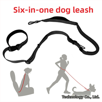Preporučena oprema za kućne ljubimce, Povodac za trčanje u automobilu, Povodac za pse šest u jednom, Sigurnosni pojas za pse od najlona protiv kidanja