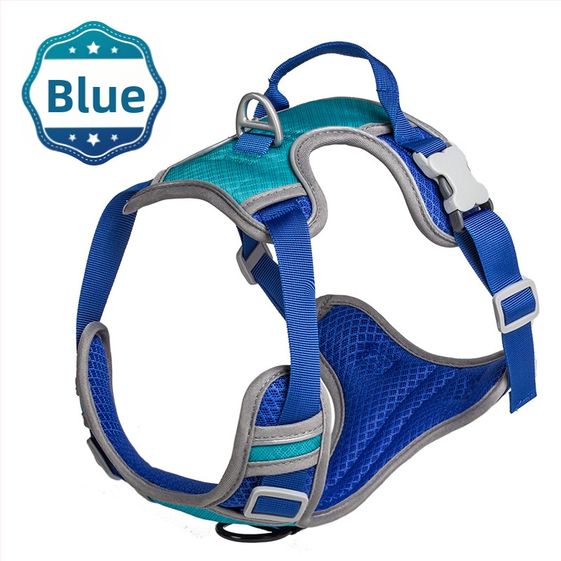 Трансгранично взривоустойчиво въже за теглене на кучета, жилетка за големи, средни и малки кучета за домашни любимци, каишка за гърди, въже за разходка на кучета на склад на едро