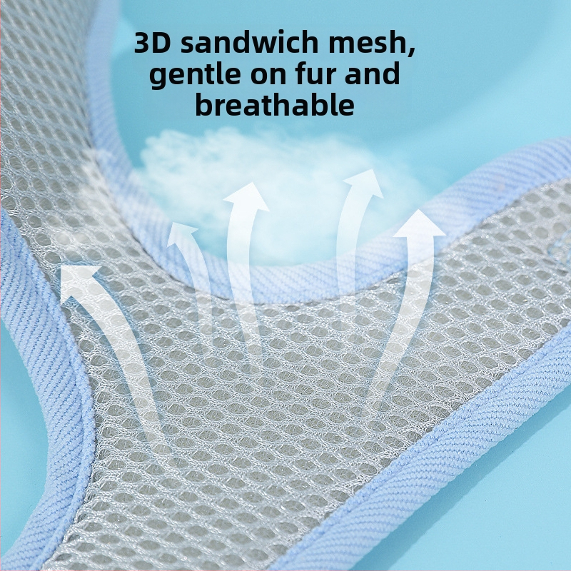 Нова жилетка за кучета с цветно въже за сцепление, стил мечка, кученце, каишка за гърди за домашни любимци ... едро на едро