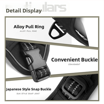 Piiriülene Amazonase koeraköis taktikalise koera rinnal seljal keskmise ja suure koera lemmiklooma rinnarihm plahvatuskindel kiiruskoera veojõuköis