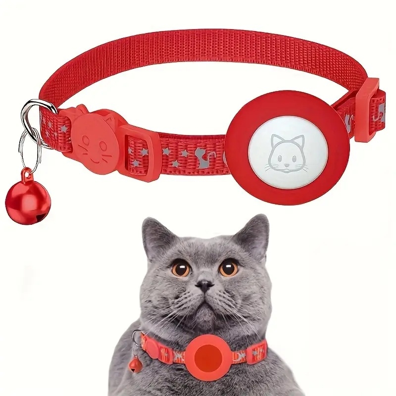 Husă de protecție patentată Apple Airtag pentru zgardă pentru pisici, localizator, tracker, zgardă pentru animale de companie, en-gros, în stoc