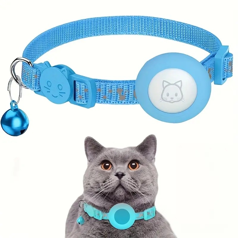 Husă de protecție patentată Apple Airtag pentru zgardă pentru pisici, localizator, tracker, zgardă pentru animale de companie, en-gros, în stoc