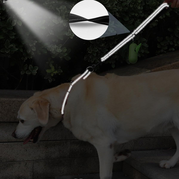 Διασυνοριακό λουρί σκύλου ανακλαστικό μεσαίου και μεγάλου μεγέθους σχοινί βόλτας σκύλου μαλακό μαξιλάρι συμπαγές χρώμα κοντό σχοινί κατοικίδιο σκύλο ταξιδιού σχοινί σκύλου χονδρικής