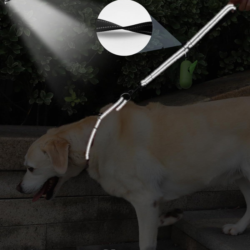 Prekogranična povodica za pse, reflektirajuća srednja i velika užad za šetanje pasa, mekani jastuk, jednobojna kratka užad, užad za kućne ljubimce, veleprodaja užadi za pse