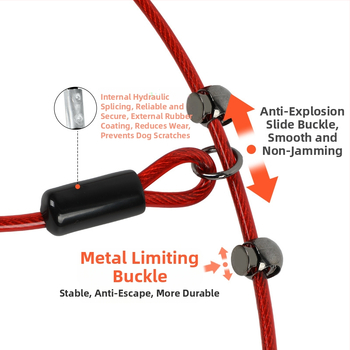 Σχοινί έλξης για σκύλους Ενσωματωμένο σχοινί P Αντιεκρηκτική αλυσίδα Chong P Σχοινί βόλτας Shoushou για σκύλους Γενικό σχοινί για μικρούς, μεσαίους και μεγάλους σκύλους