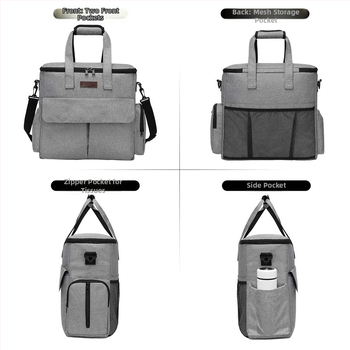 Suure mahutavusega lemmikloomatoidu kott, multifunktsionaalne kott, koeratoidu mänguasjad ja muu hoiukottide komplekt õues telkimiseks