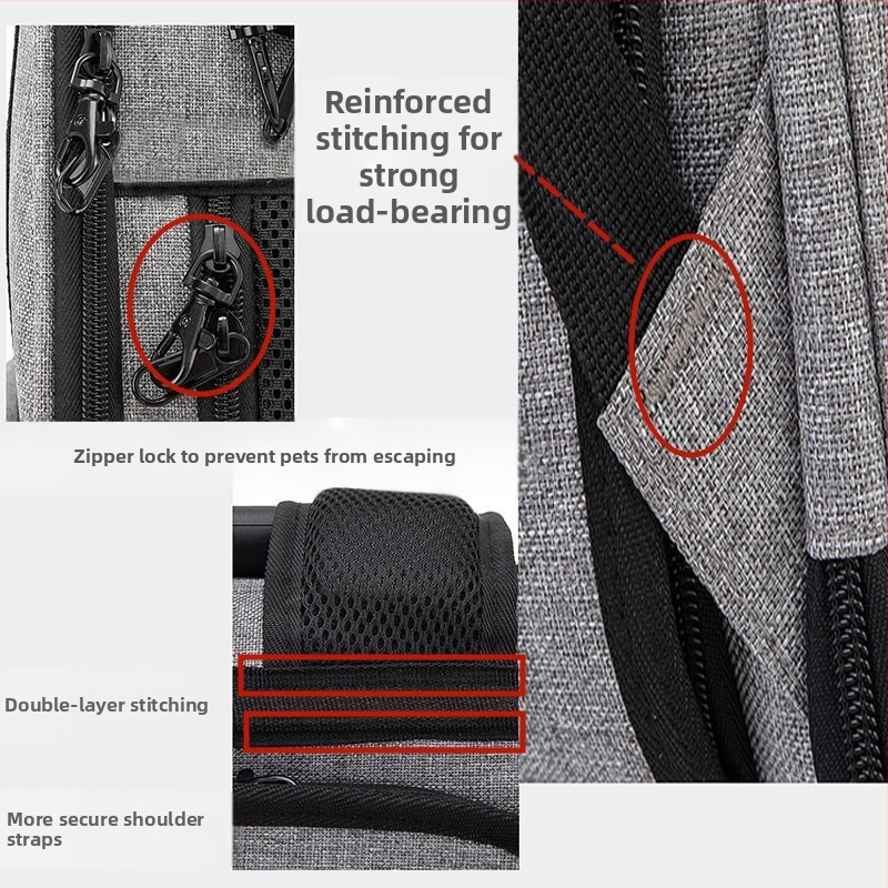 Раница за количка за домашни любимци, изходяща преносима чанта за котки, чанта за кучета, лятна дишаща чанта за домашни любимци с голям капацитет, разширяваща се