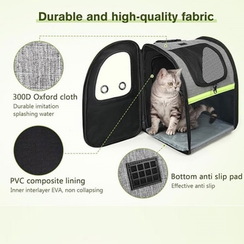 Piiriülene lemmikloomakoti seljakott kassikott kaasaskantav hingav väljaminev kokkupandav pikendatud koera seljakott suure mahutavusega tehas