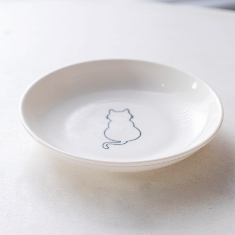 Keramička zdjela za kućne ljubimce, visoka keramička zdjela za mačju hranu, grickalice, konzervirani tanjur, prevencija cervikalne spondiloze preko granice Amazon