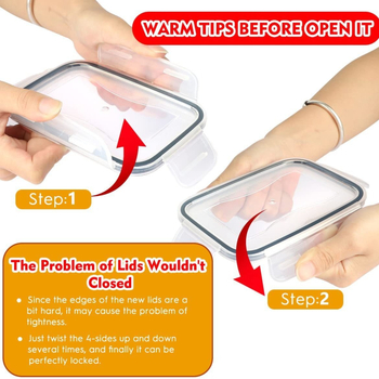 Tehase PP-plastist 24-osaline komplekt paksendatud teraviljaga suletud purkidest külmkapi läbipaistva hoiukarbi hoiupurgid