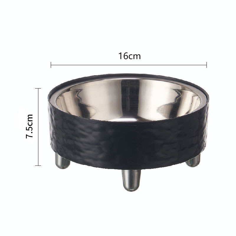 Zdjela za mačke, zdjela za pse, visoka zdjela od nehrđajućeg čelika, zaštita za vrat mačke, zdjela za hranu za kućne ljubimce, nova prekogranična