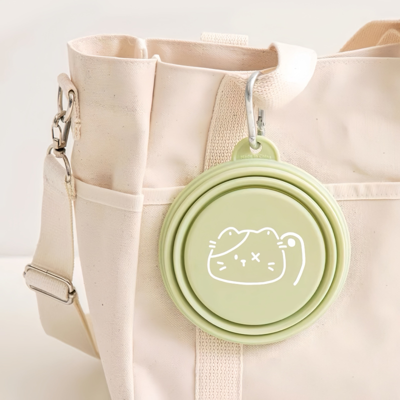 Sklopiva zdjela za pse Pet Out u korejskom stilu, vanjska zdjela za piće, prijenosna silikonska zdjela, sklopiva zdjela za mačke, zdjela za pse