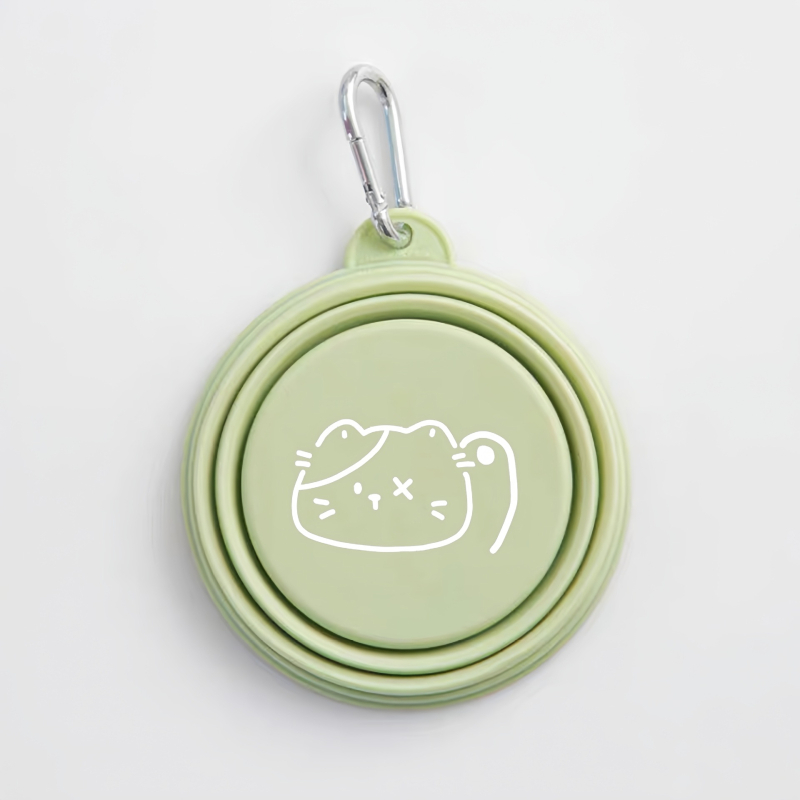 Sklopiva zdjela za pse Pet Out u korejskom stilu, vanjska zdjela za piće, prijenosna silikonska zdjela, sklopiva zdjela za mačke, zdjela za pse