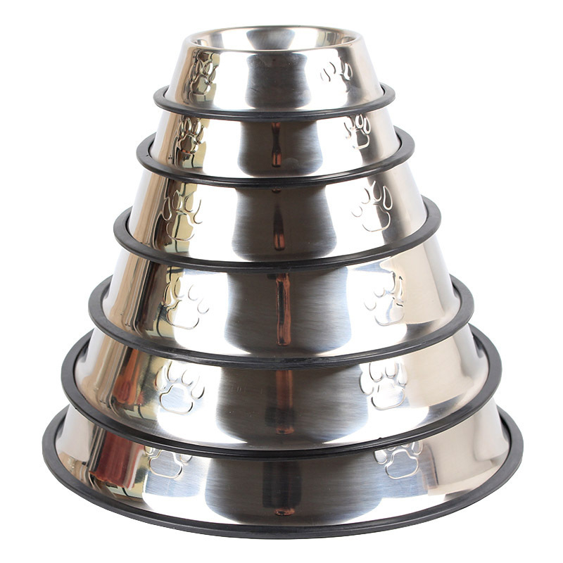 Spot en-gros nou cușcă pentru câini pentru animale de companie, bol suspendat din oțel inoxidabil pentru câini, un singur bol, ustensile pentru hrană pentru animale de companie, ustensile pentru apă