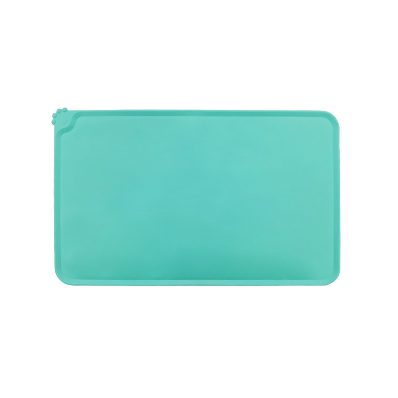 Silikonska podloga za kućne ljubimce prehrambene kvalitete, 48/55 cm, protiv prelijevanja, lako se čisti, podloga za zdjelu za mačke i pse