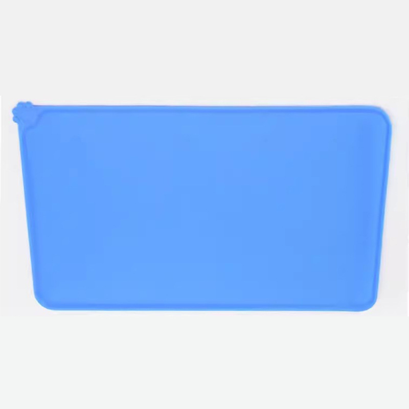 Silikonska podloga za kućne ljubimce prehrambene kvalitete, 48/55 cm, protiv prelijevanja, lako se čisti, podloga za zdjelu za mačke i pse