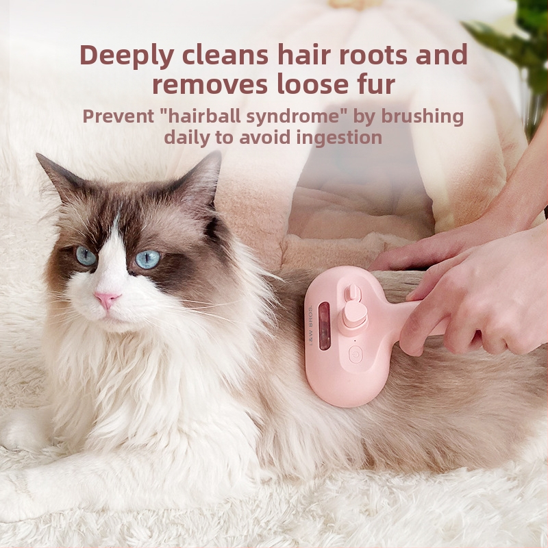 [Директна доставка от вътрешния пазар, гаранция за следпродажбено обслужване] Спрей за домашни любимци Laiwang brothers, гребен за коса с бял прах