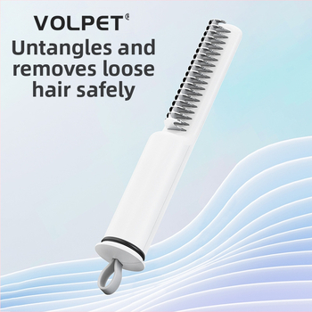 Гребен за разплитане на домашни любимци за малки кучета Теди и Голдън Ретривър, гребен за линеене от котки на склад за премахване на разхлабена козина