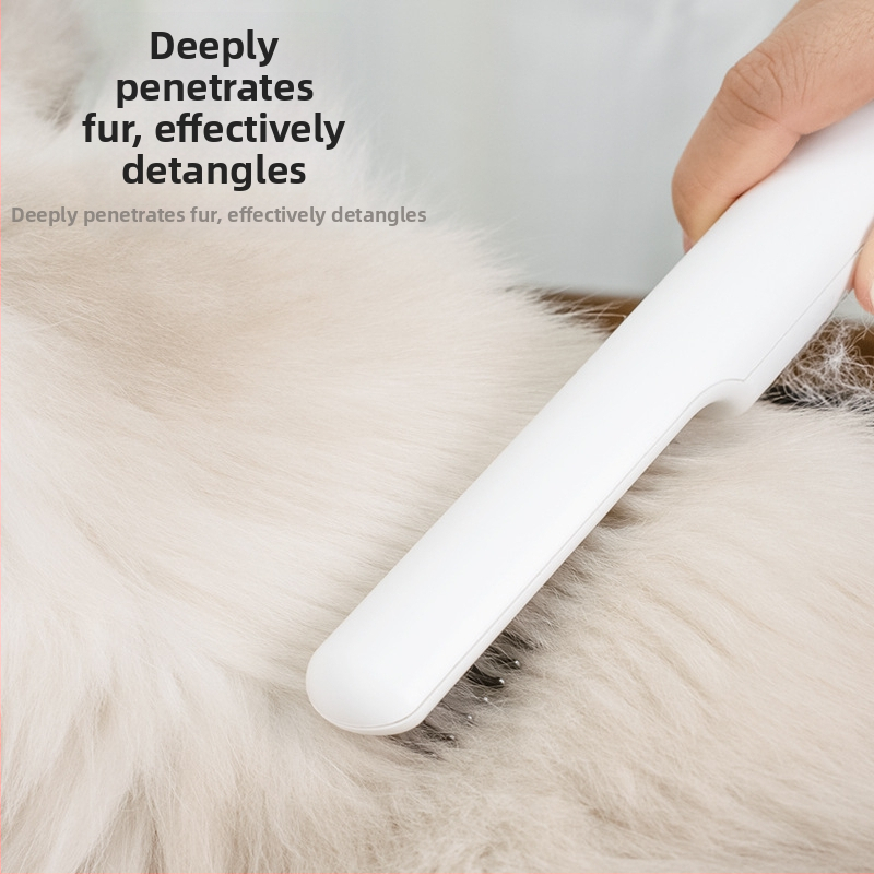 Гребен за разплитане на домашни любимци за малки кучета Теди и Голдън Ретривър, гребен за линеене от котки на склад за премахване на разхлабена козина