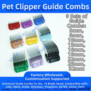 Walleby Andis Gentry lemmikloomade habemeajamis- ja lõikemasina nihikukomplekt elektrilise lõikemasina piiramiskammi lisatarvikutele