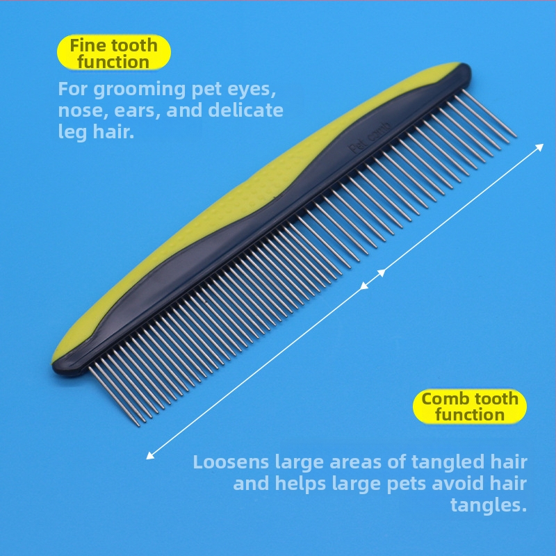 Гребен за кучета, гребен за домашни любимци, гребен за редове с дълга игла, гребен за кучешка козина, артефакт, гребен за котки, за да плават, гребен за кучета, стоманени гребени, консумативи