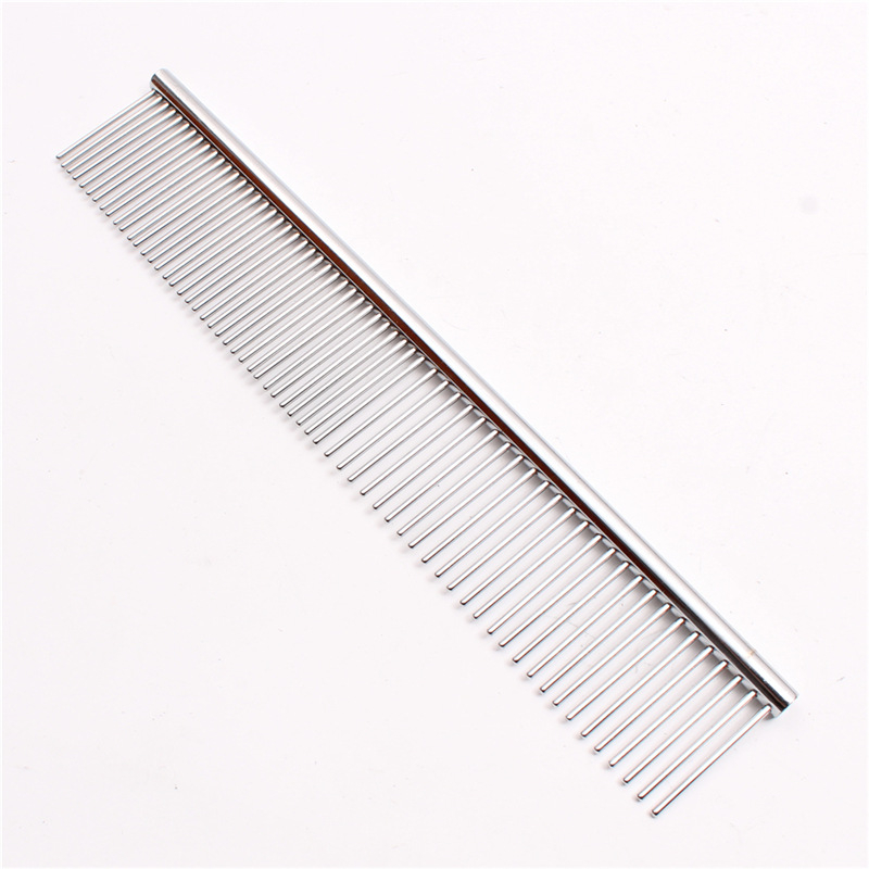 Lemmikloomade roostevabast terasest reakamm Teddy kamm koerakarva kamm suure koera avatud sõlmega kamm alumiiniumist kamm ilupuhastusvahendid