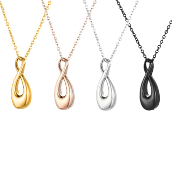 Tarpvalstybinis Europos ir Amerikos nerūdijančio plieno 8 žodžių pakabukas, galintis atverti amžinos meilės pelenų pakabuką, Mobiuso žiedo pakabuką