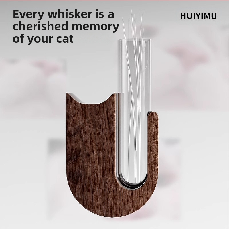 Кутия за съхранение на косми от домашни любимци, кутия за съхранение на котешка брада, колекция от паметници, кутия за съхранение на кучешка и котешка брада