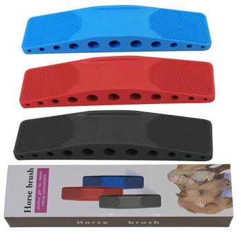 Vannimassaažihari hobuse-koera iluhari vannimassaažihari 6-ühes karvaeemaldushobuse hari ilumassaaži kraapimisrakmed