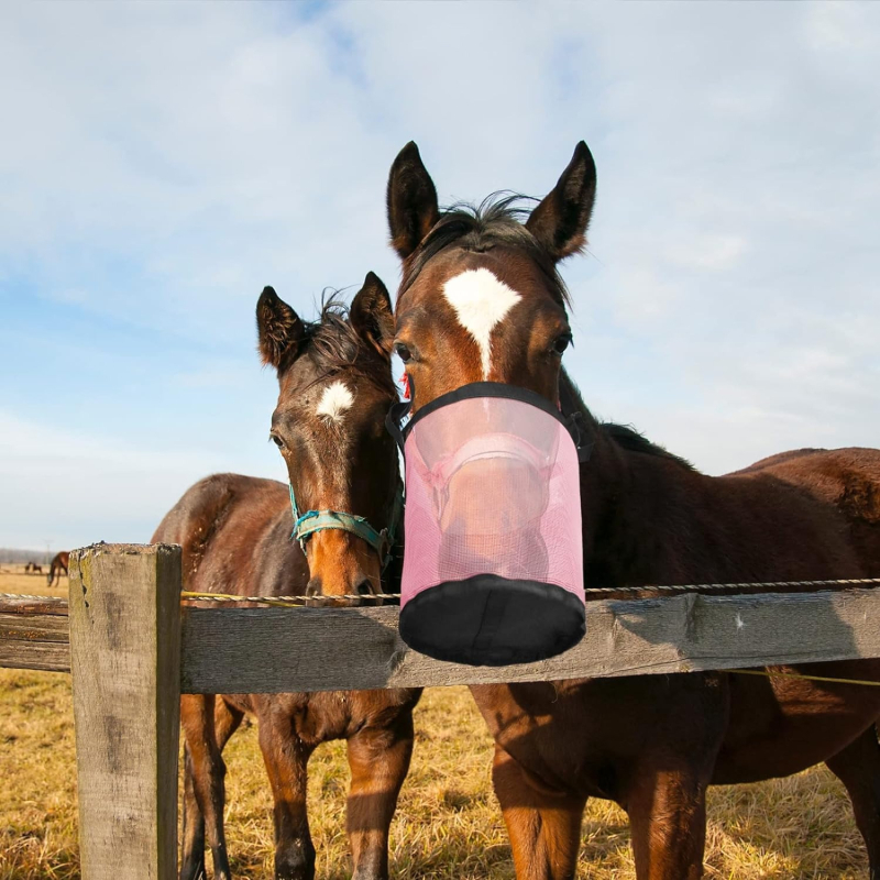 Prekogranična nova elastična podesiva vreća za hranu za konje, vanjska vreća za hranjenje oko vrata, vreća za sijeno, višebojna, opcionalna
