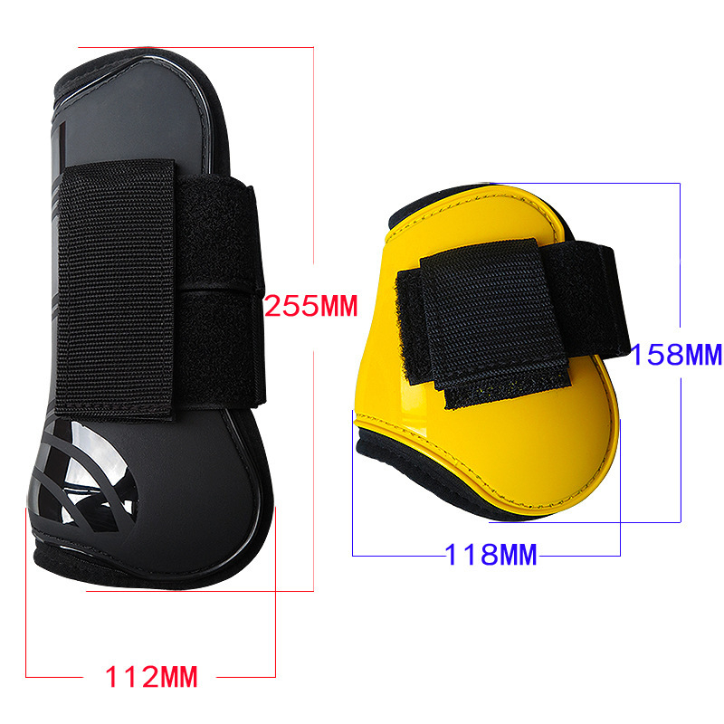 Nr. 1 kliūtis žirgo kojoms. Žirgo kojos su Velcro sagtimi. Žirgo kojų apsaugos. Pastorinta nardymo medžiaga. Vidinė paminkštinimas.