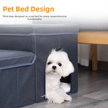 Σκάλες για κατοικίδια σκύλους Πτυσσόμενο κλουβί αποθήκευσης Σκάλες αναρρίχησης για σκύλους Σκαλοπάτια ανόδου Σκάλες για κατοικίδια Είδη κατοικίδιων