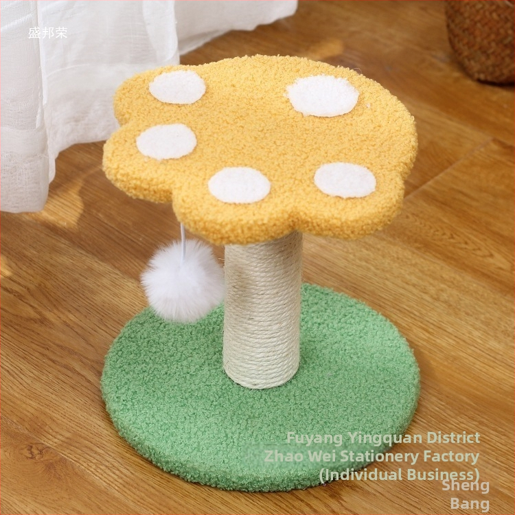 Cica Játék Macska Fészek Köszörülés Macska Kellékek Rongzhu Sisal Shengbang Macska Mászóállvány Kis Karmos Macska Kaparódeszka Integrált