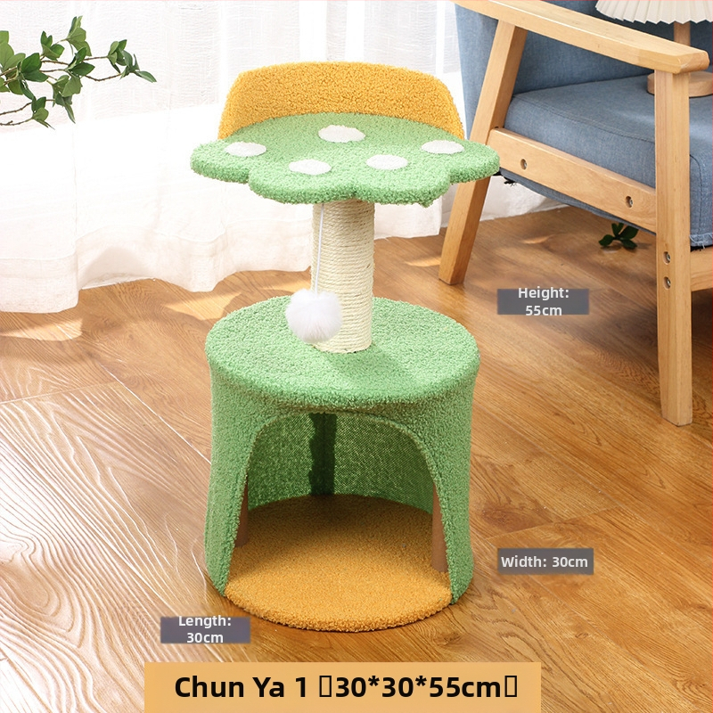 Cica Játék Macska Fészek Köszörülés Macska Kellékek Rongzhu Sisal Shengbang Macska Mászóállvány Kis Karmos Macska Kaparódeszka Integrált